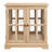 Vintage Led Cabinet With Adjustable Shelves And Antique Finish Elegant Oak Glass For Dining Room