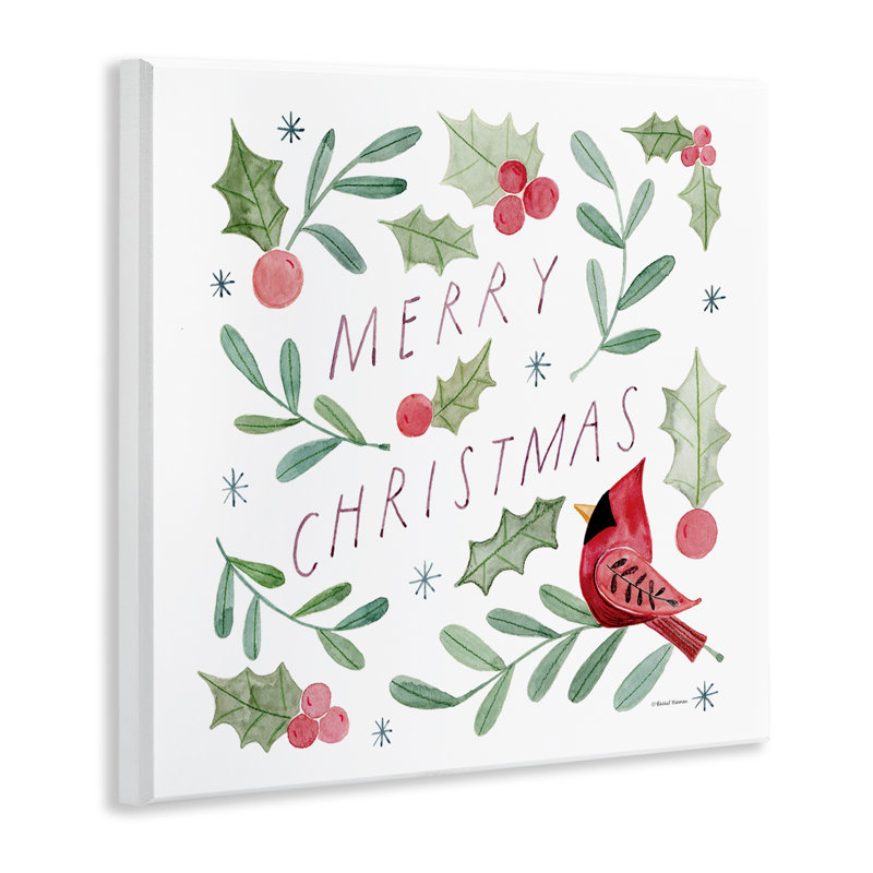 Soft Whimsical Christmas Canvas Wall Art by Rachel Nieman
