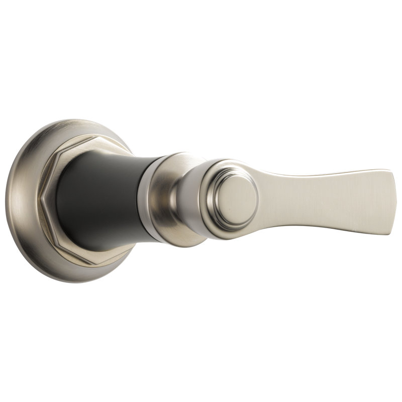 Rook® Sensori® Volume Control Handle, Luxe Nickel/Matte Black