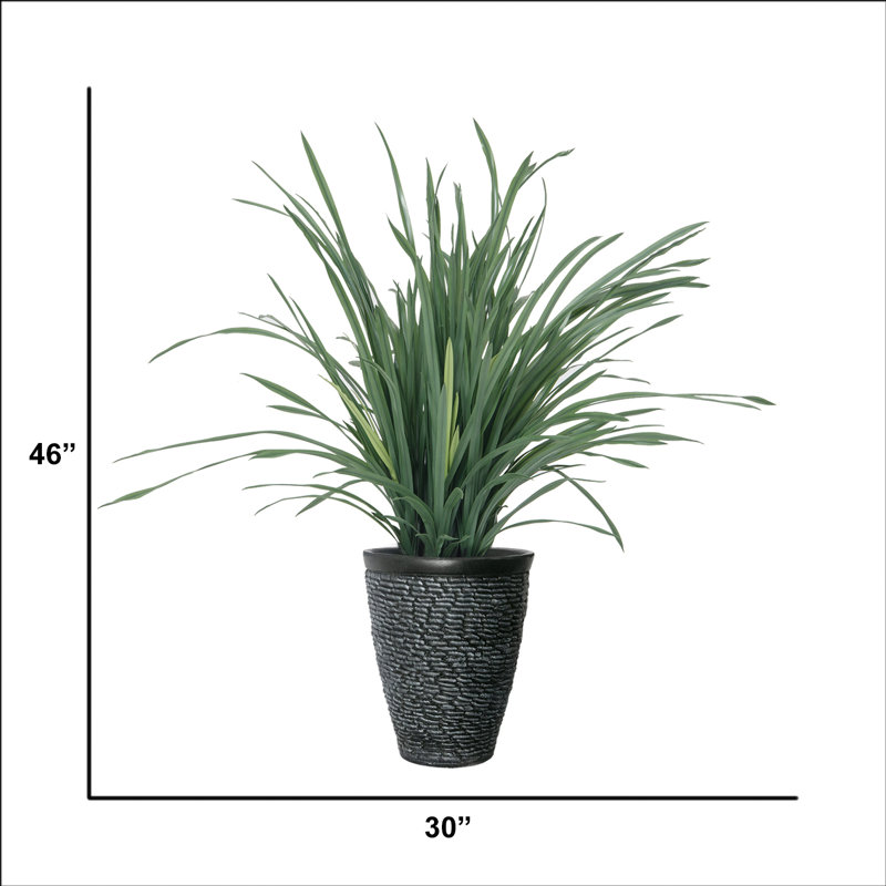 46 po citronnelle artificielle en pot
