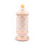 Rosy Check Ceramic Column Canister