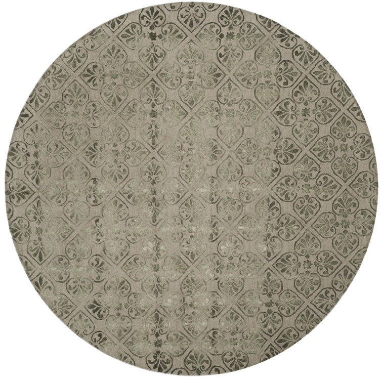 Oakton Hand Tufted Wool Floral Rug