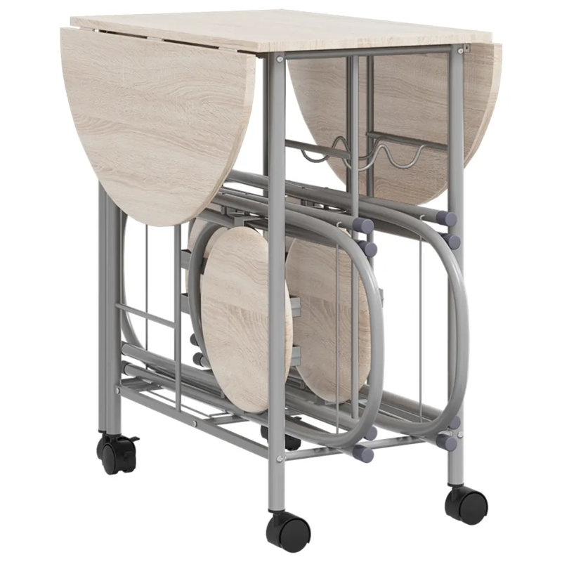 Athens Drop Leaf Dining Set, Beige