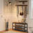 Coat Rack Shoe Bench Set