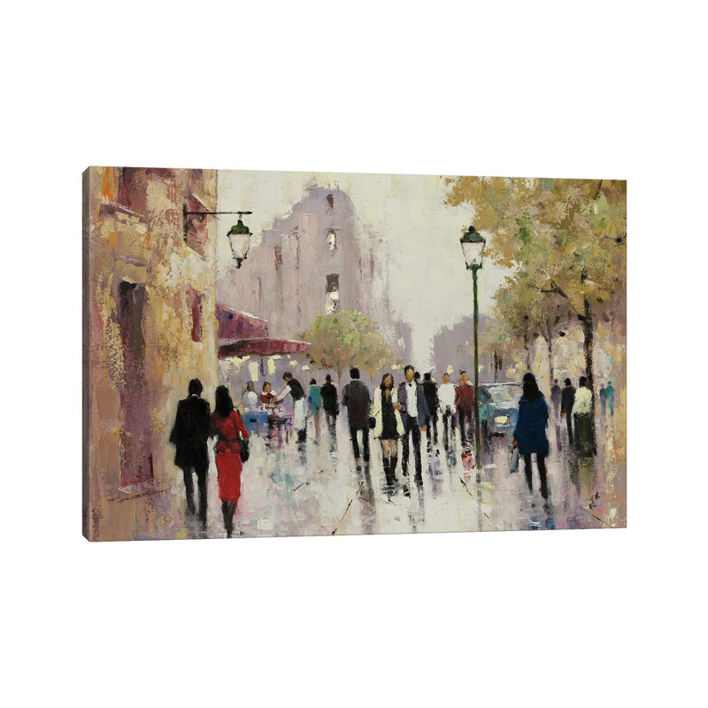 Paris Afternoon I by E.A. Orme - Wrapped Canvas Print, 30.48 cm H x 45.72 cm W
