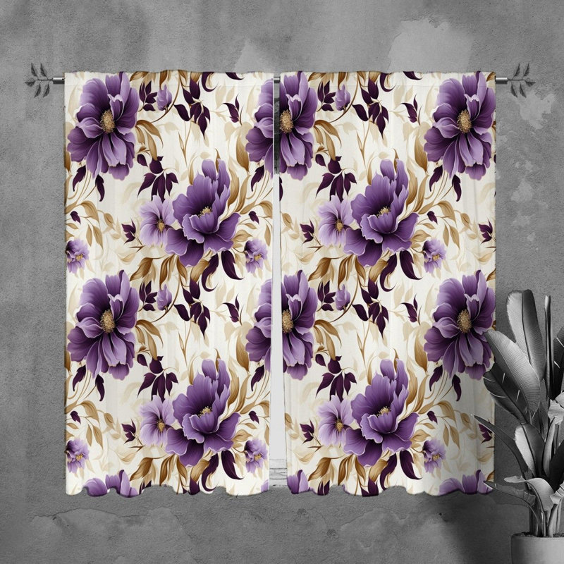 Rakeya Room Darkening Curtain Pair, 40'' W x 82'' L