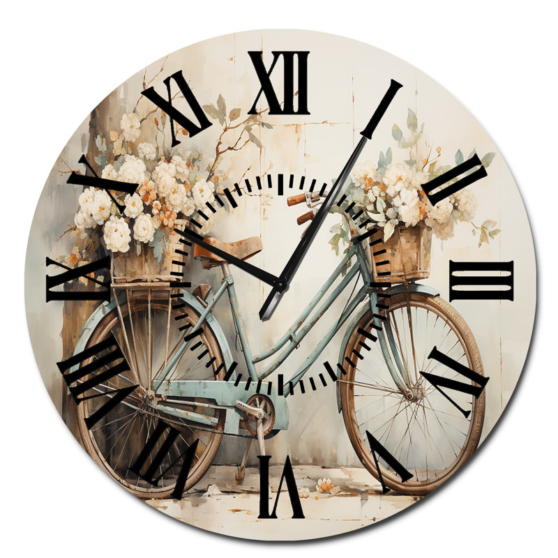 Horloge murale vélo, Surdimensionné
