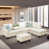 Microfibre blanche