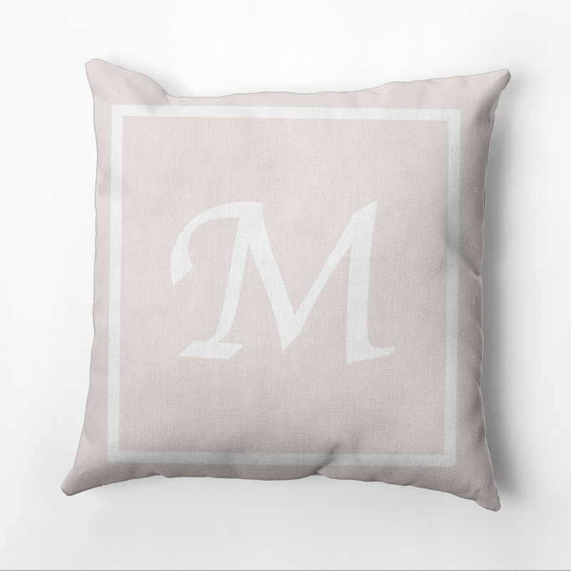 Reversible Throw Pillow, Ivory/White, 26"x26", M