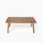 Ensemble de meubles de patio 5 pièces en bois d'acacia durable et 4 chaises rembourrées robustes-115717696
