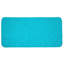 Tapis de baignoire et douche en PVC texturé antidérapant turquoise avec ventouses - 35,75 po x 17,5 po