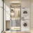 Freestanding Small 24" Closet System With 2 Wood Drawers-2060948993