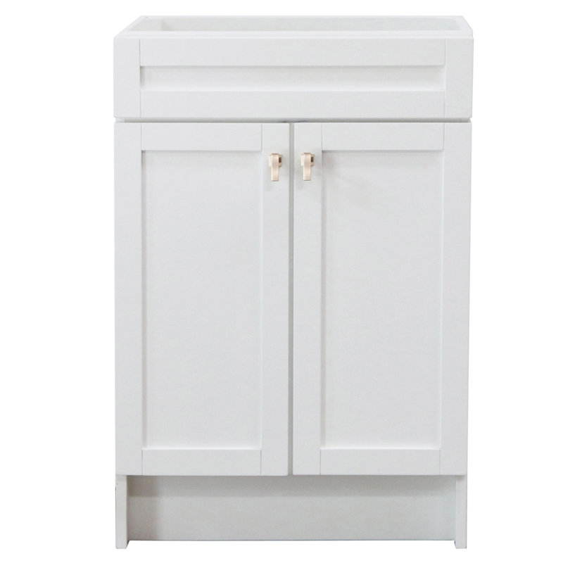 Base de meuble-lavabo simple SmartFold de 23 po seulement en blanc