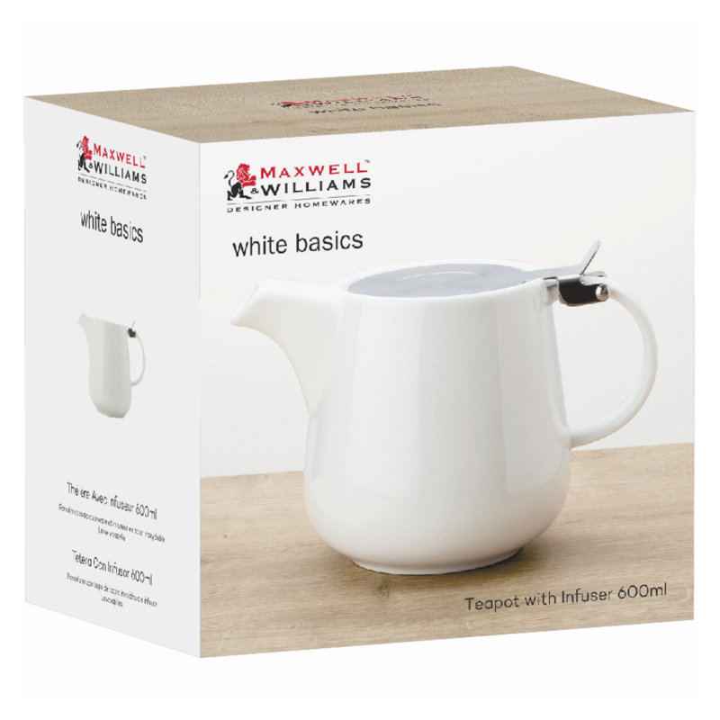 Maxwell&Williams Solid Colour Teapot, 600