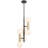 Stone 6 Light Pendant - Travertine Finish