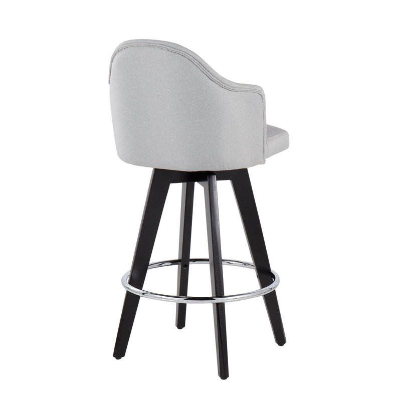 Tenessa Swivel Upholstered Counter Stool