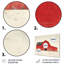 Ensemble de décorations murales rustiques rouges et noires rustiques III-107195047-107195048