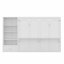 Lit escamotable avec compartiment de rangement et tiroir-1027242399