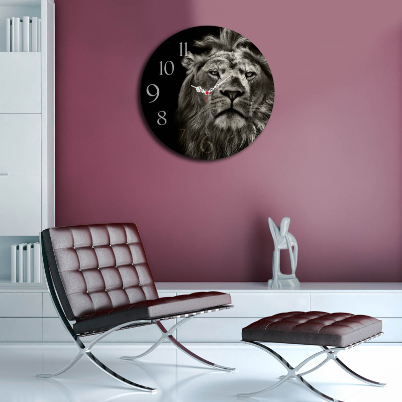 Elegant Decorative Wall Clock, 15.7 in Diameter | 100% MDF with 0.2 in Thickness | Stylish Home Decor for Living Room, Office & Bedroom | Modern Design, Perfect for Timely Elegance & Functionality