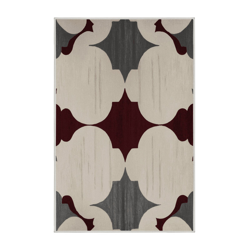 Angular Elegance Rug, Rectangle 2' x 3'
