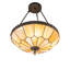 4 - Light Semi Flush Mount