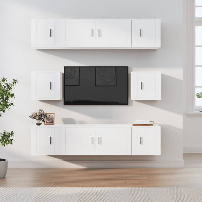 Aedyn Unfinished Floating TV Stand for TVs up to 78"