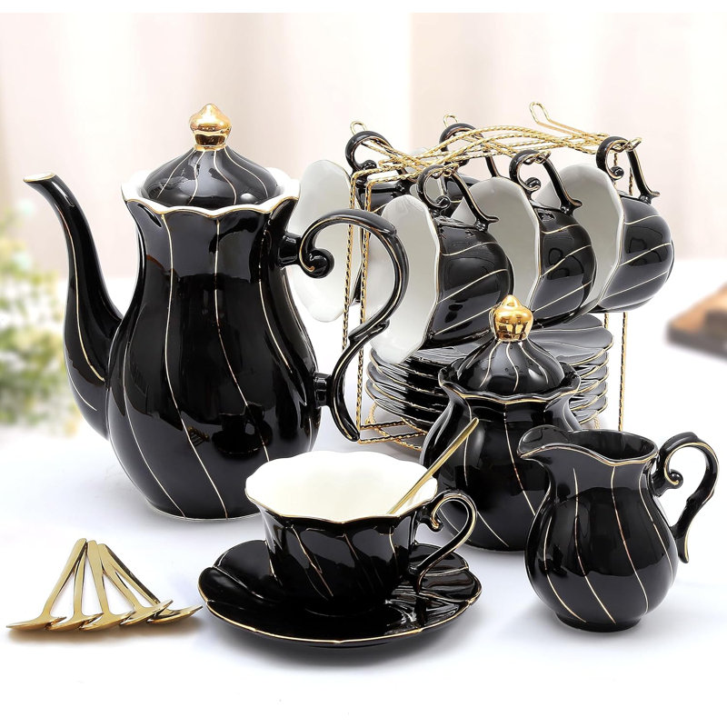 Porcelain tea set