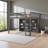 Loft Bed With 8 Open Storage Shelves And Built-In Ladder-114244246