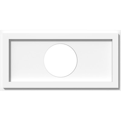 Rectangle médaillon de plafond