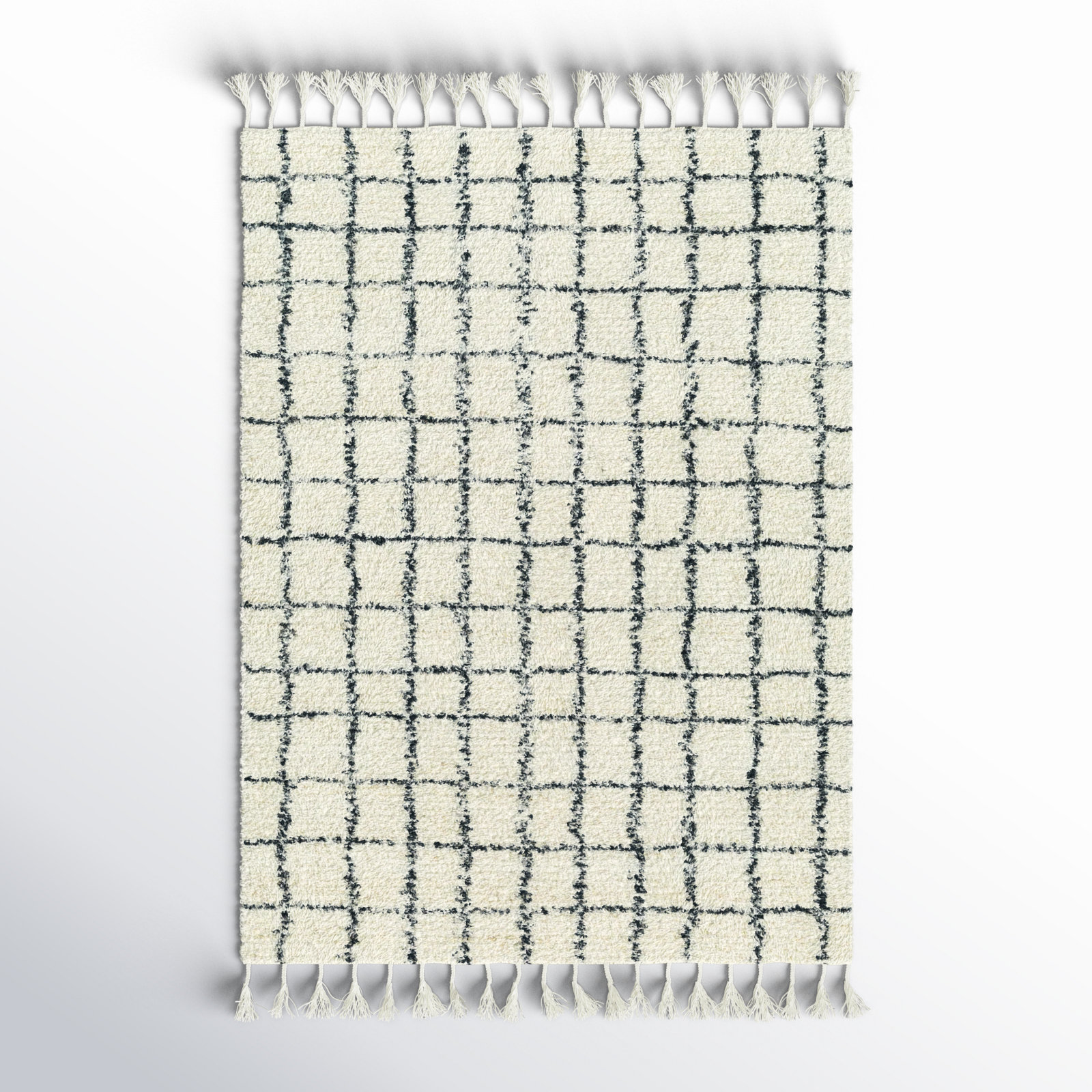 Jordana Hand-Woven Plaid Rug, Rectangle 9' x 12'