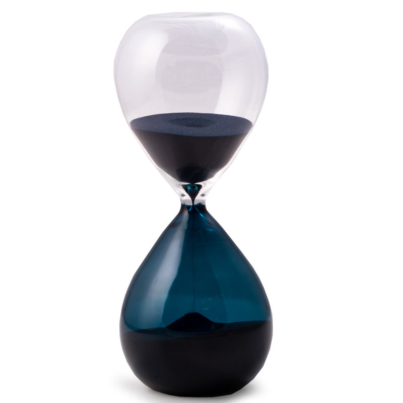 Merwin Abstract Hourglass, Blue
