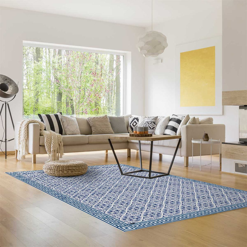 Bynoe Geometric Kitchen Mat, Rectangular 136 x 203cm