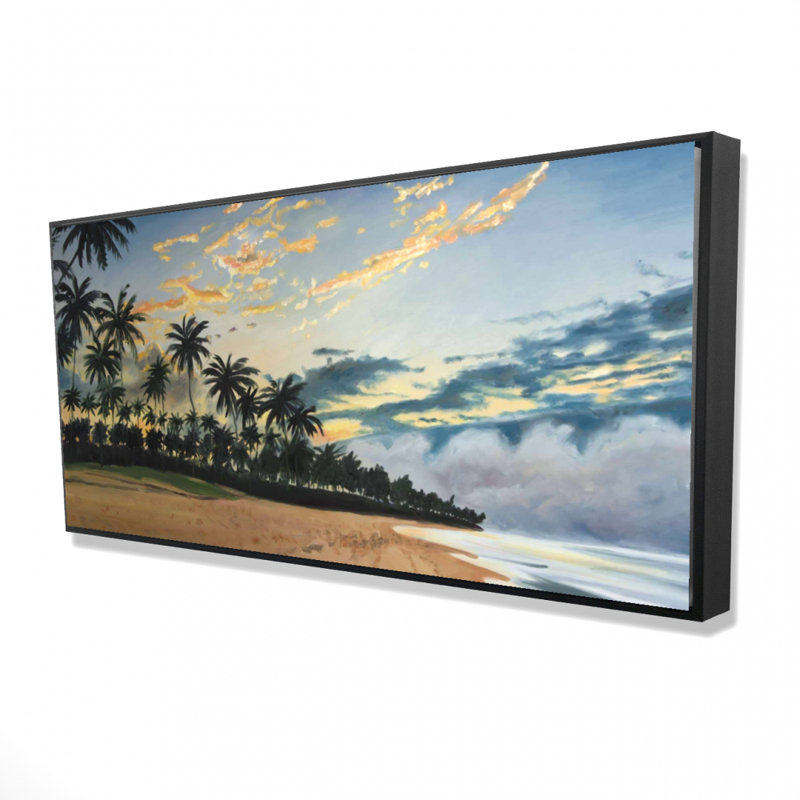 Tropical summer moments - 24"x48" Framed canvas