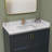 43'' W X 4'' D Marble White Carrara Backsplash Rectangular Vanity Top Back Splash for Bathroom Countertop