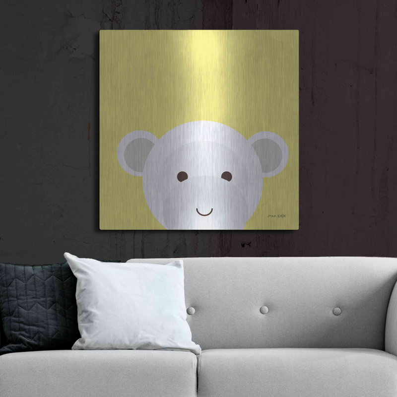 «Cuddly Monkey» par Ann Kelle, H 36 po x l 36 po