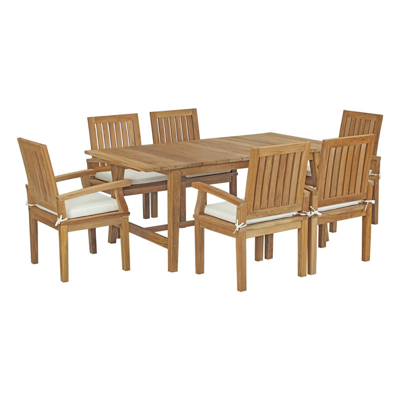 Ensemble repas d'extérieur 7 pièces Modway Marina