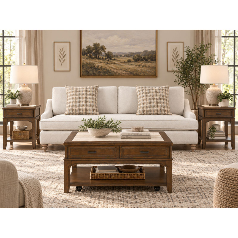 Arlington Cocktail Table with Casters