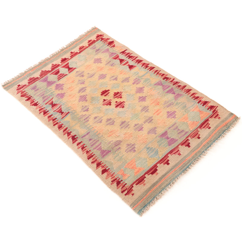 Southwestern Wool Hand Woven 60cm X 90cm Area Rug