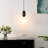 Matsu 1 - Light White/Black/Brass Single Pendant