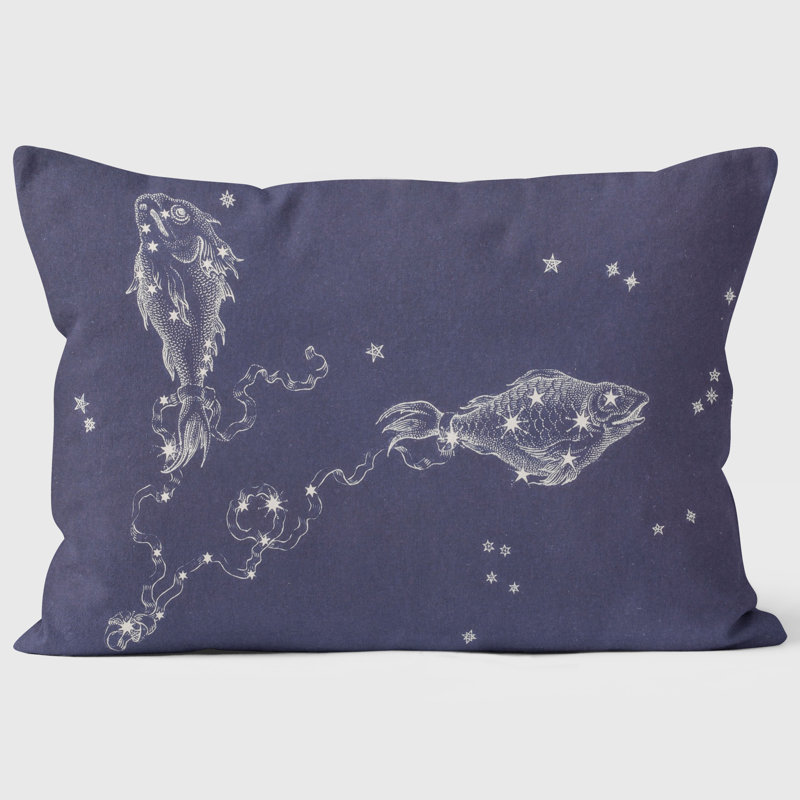 Pisces Zodiac Sign - "Starry - Starry Night" Cushion