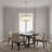 6-Light Brass Chandelier With Hanging Clear Rippled Glass-1715069309