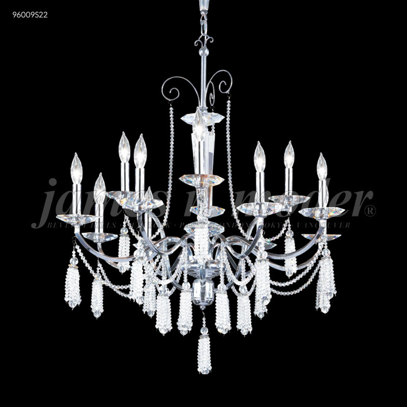 Tassel 12 - Light Chandelier, Clear, Imperial