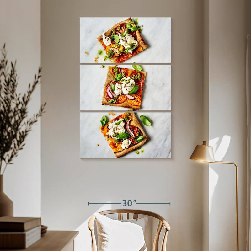 Yarlin Flatbread Pizza Squares, 65" H x 42" W