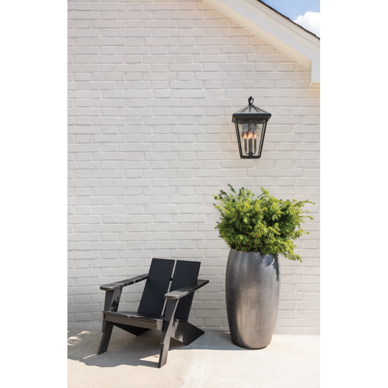 Alford Place 3-Light Outdoor Wall Lantern, Oil Rubbed Bronze, 20.5" H x 12" W x 13.5" D, 3 Lights