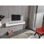 Meuble télé 47 po flottant entièrement assemblé, blanc ultrabrillant-919908974-919908973