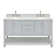 Alemanno Ajha 61" Double Bathroom Vanity Set