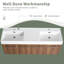 Meuble-lavabo mural 60 po avec lavabo double en résine à rebords épais et portes à fermeture en douceur-104351260-104351263