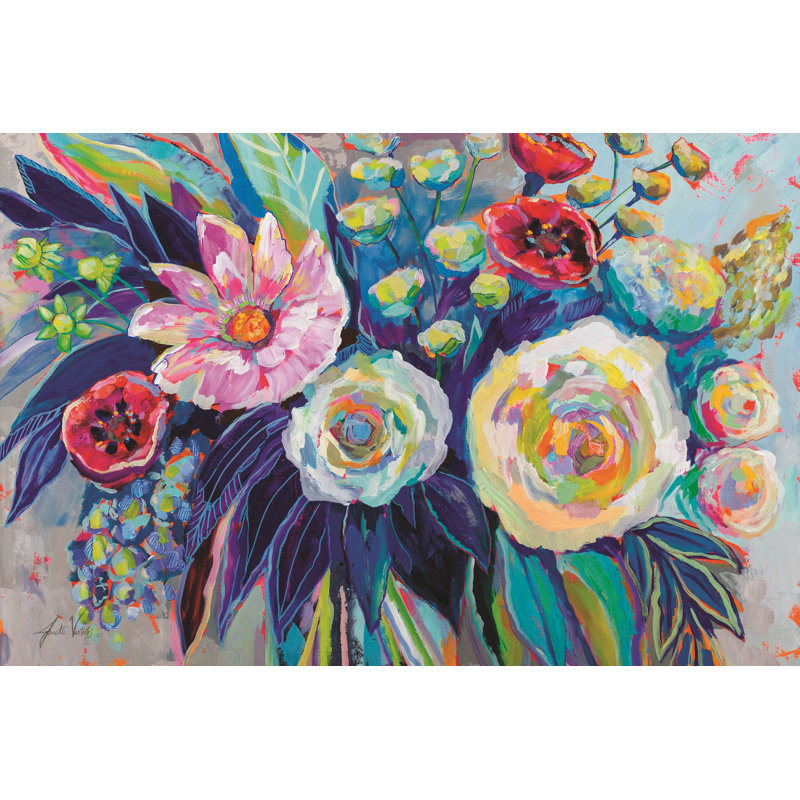 Garden Variety by Jeanette Vertentes - Wrapped Canvas Painting, 30cm H x 46cm W
