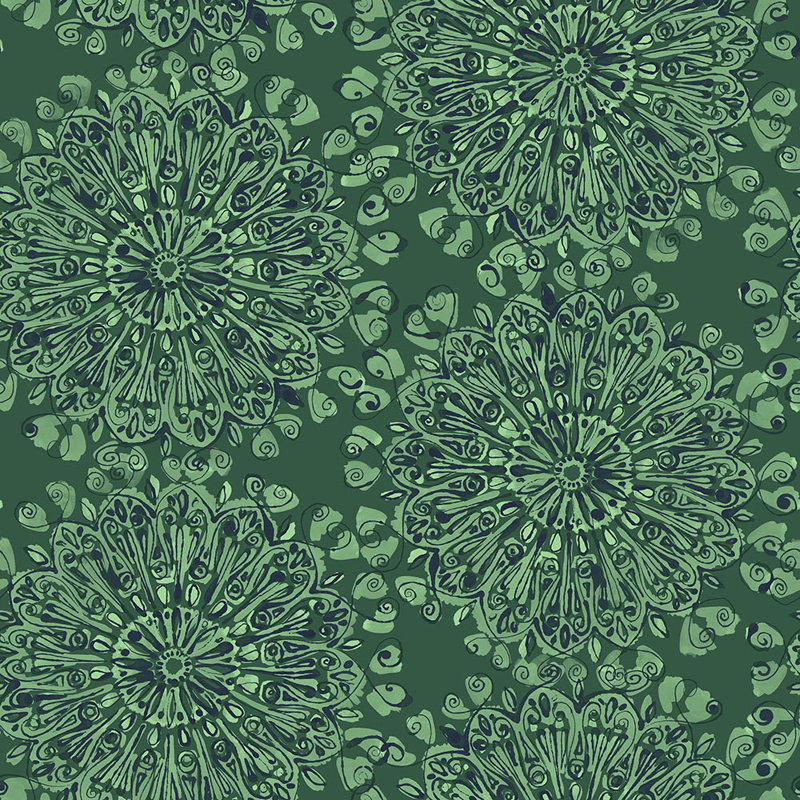 Aymeline 10' L x 24" W Wallpaper Roll, Green