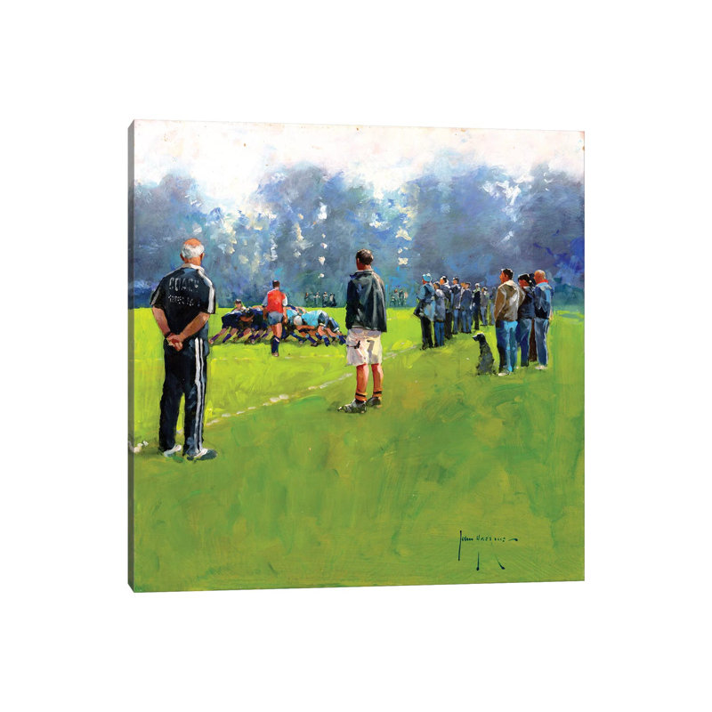 Scrum by John Haskins - Wrapped Canvas Gallery-Wrapped Canvas Giclée, 30.48cm H x 30.48cm W